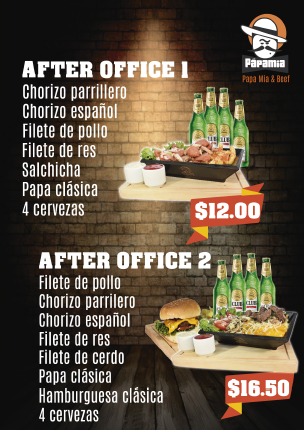 Carta de Papamia Steak House en Quito, Distrito Metropolitano de Quito — página 6
